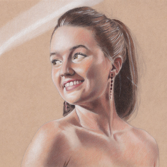 Kaitlyn Dever - Drawing by Christopher Spicer