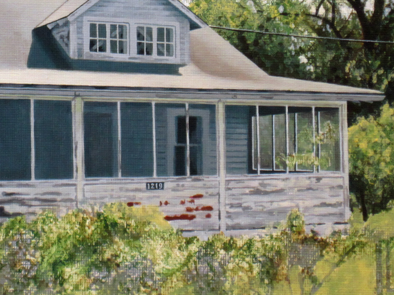 Cottage on Holly Ave - Cottage Exterior Rendered - Right-Side Detail