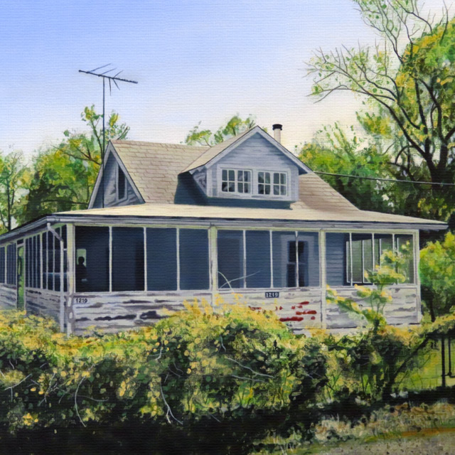 How to Paint Cottage on Holly Ave - Fine Art Post by Christopher Spicer