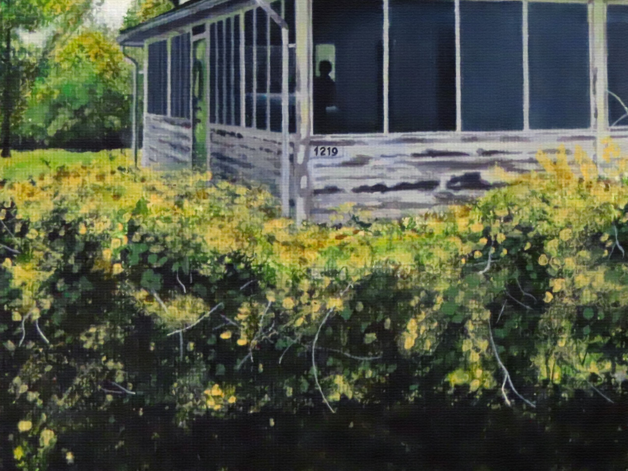 Cottage on Holly Ave - Twigs Rendered - Detail