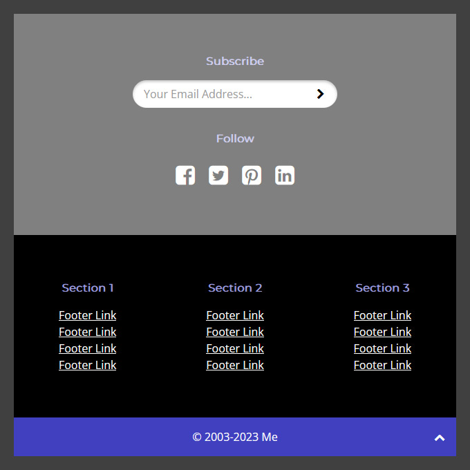 How to Create a Responsive Website Footer - Web Development Tutorial by Christopher Spicer