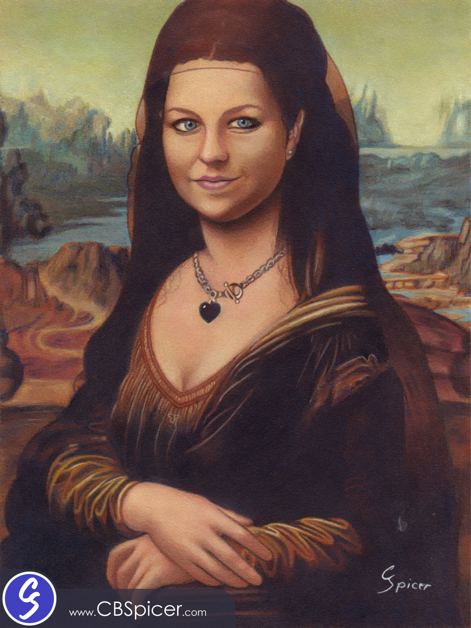 Amy Lee-sa - Drawing by Christopher Spicer